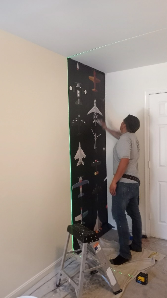 Wallpaper installation in Bellevue