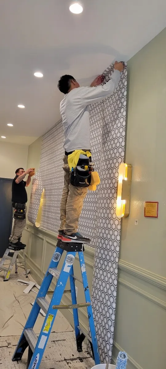 Wallpaper installation in Marysville