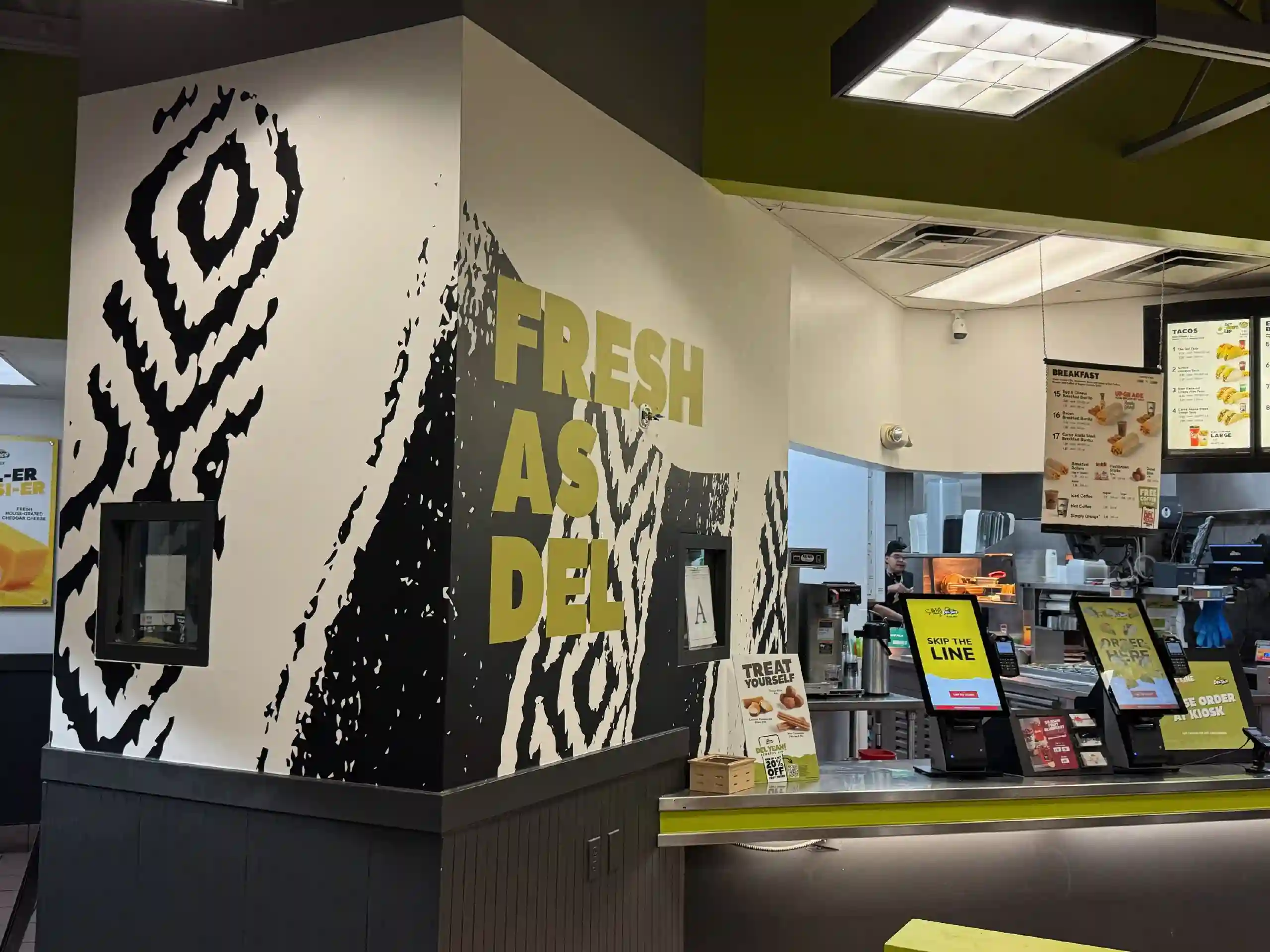Commercial wallpaper installation